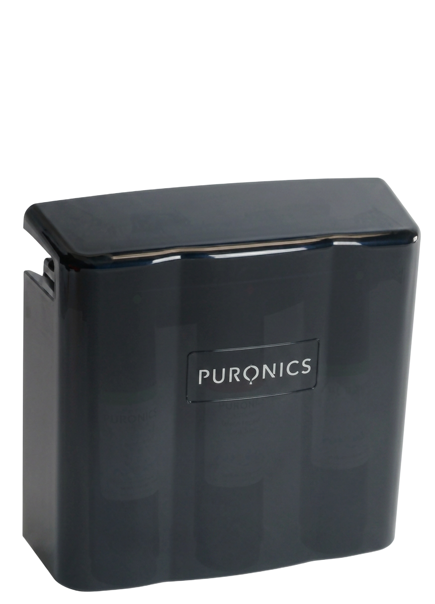 Under-sink reverse osmosis system illustration